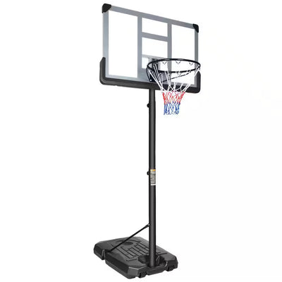 6.6 Ft. to 10 Ft. H Youth System Hoop Adjustment Portable Basketball Hoop Basketball System with Wheels