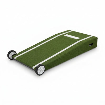 Portable Pitching Mound Built for Training, 80x28x6 Inch Foldable Design, Non-Slip Rubber Plate, Carry Handle
