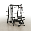 Smith Machine Set Built for Professional Training, Multi-Functional Design, All-In-One Equipment