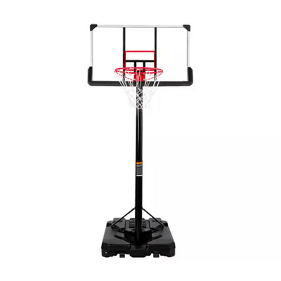 6.6 Ft. to 10 Ft. Adjustable Height Portable Basketball Hoop Goal Basketball System Basketball Equipment with Wheels