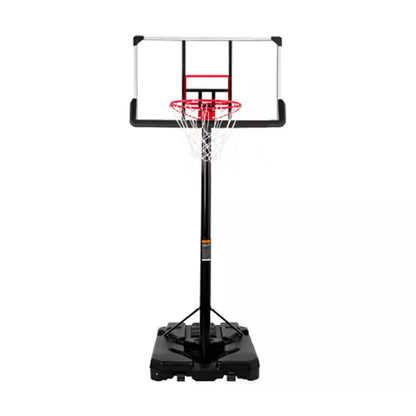 6.6 Ft. to 10 Ft. Adjustable Height Portable Basketball Hoop Goal Basketball System Basketball Equipment with Wheels