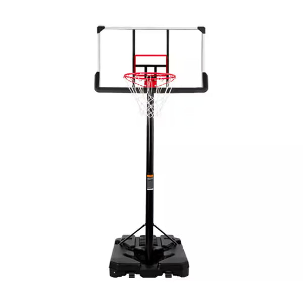 6.6 Ft. to 10 Ft. Adjustable Height Portable Basketball Hoop Goal Basketball System Basketball Equipment with Wheels
