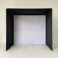 10/12/14Ft Outdoor Golf Training Simulator Cage Sports Practice Golf Simulator Enclosure with Impact Netting and All Poles — Studio Shot