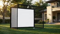 10/12/14Ft Outdoor Golf Training Simulator Cage Sports Practice Golf Simulator Enclosure with Impact Netting and All Poles — Lifestyle