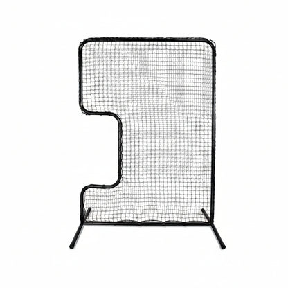 Heavy Duty C Softball Pitching Screen Portable Batting Practice | 33"X18" Cutout | Batting Practice Equipment | Portable Pitching Machine Screen