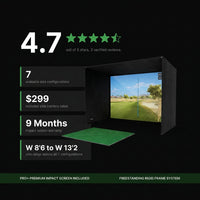 Simbox Golf Simulator Enclosure - 7 Sizes Available — Results & Stats