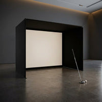 Simbox Golf Simulator Enclosure - 7 Sizes Available — Studio Shot