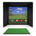 Golf Simulator Enclosure Designed for Indoor Practice, Pro Impact Screen, Steel Frame, 7 Available Sizes