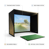 Simbox Golf Simulator Enclosure - 7 Sizes Available — How It Works