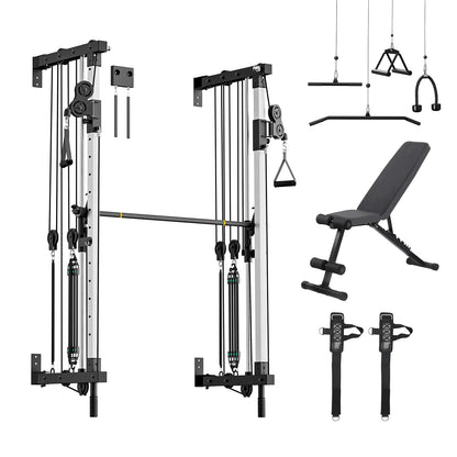 Folding Wall-Mounted Smith Machine