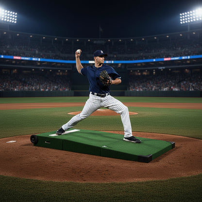 Pitching Mound, Portable Pitchers Mound for Baseball Softball | with Non-Slip Rubber Plate, Baseball Mound for Pitching Training Game