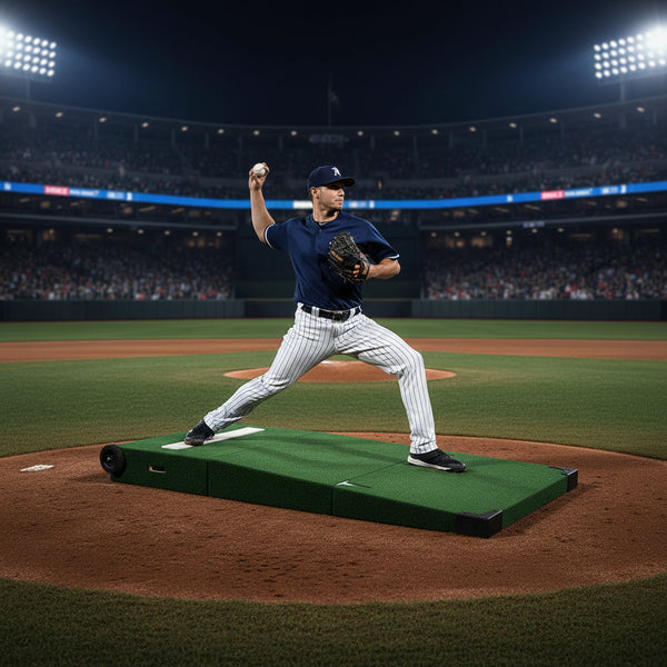 Pitching Mound, Portable Pitchers Mound for Baseball Softball | with Non-Slip Rubber Plate, Baseball Mound for Pitching Training Game