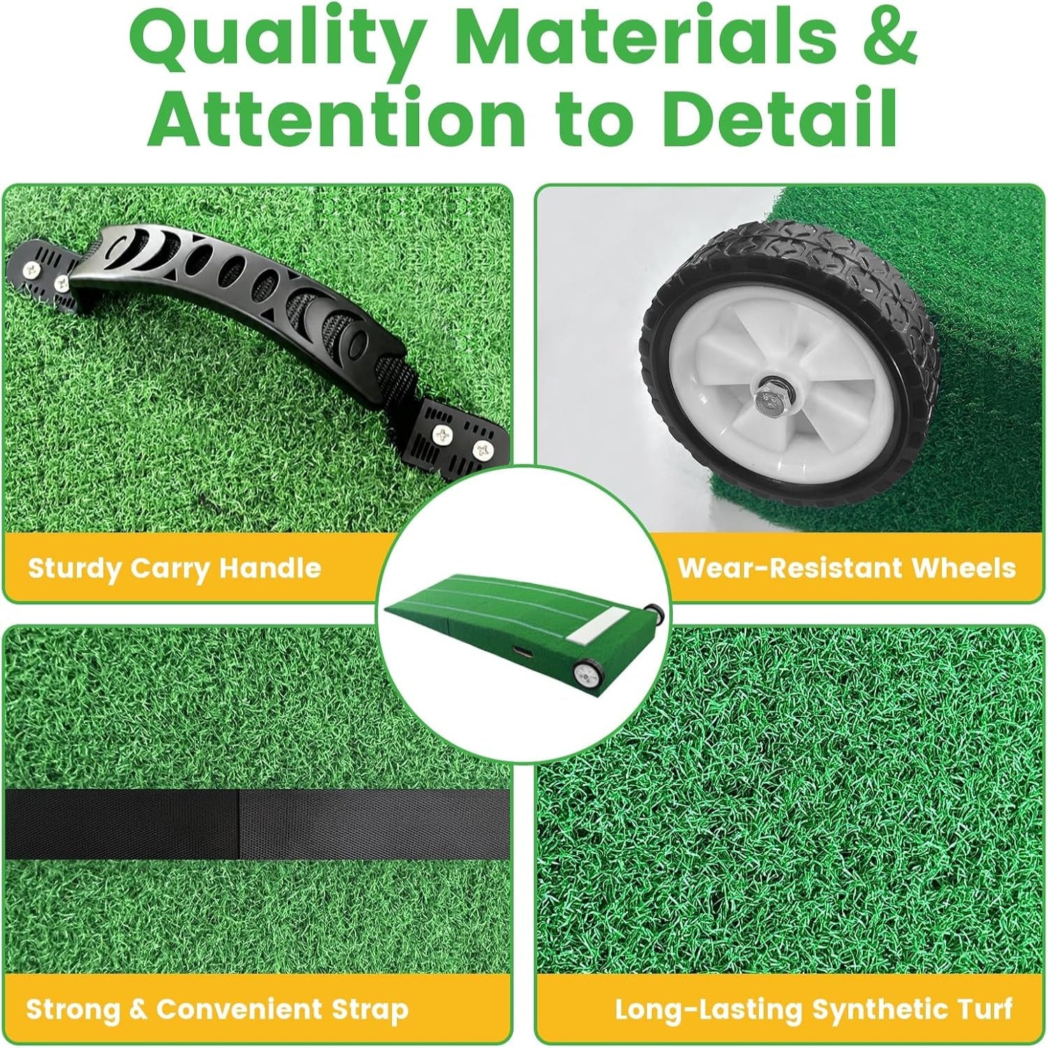 Portable Pitching Mound, Foldable Pitchers Mound 80 X 28 X 6 Inch, Pitching Mounds for Baseball with Non-Slip Rubber Plate & Carry Handle, for Outdoor Pitching Training Game Use
