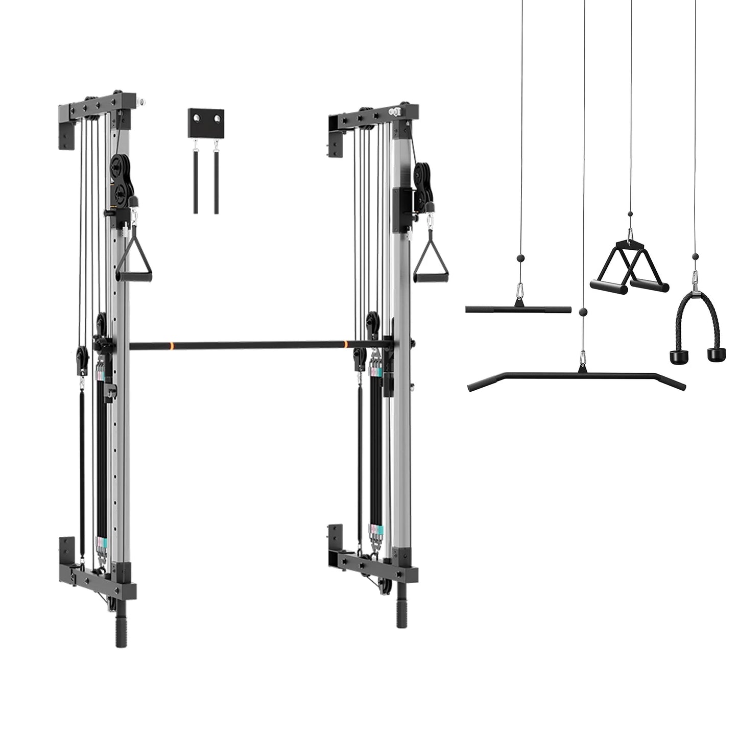 Folding Wall-Mounted Smith Machine