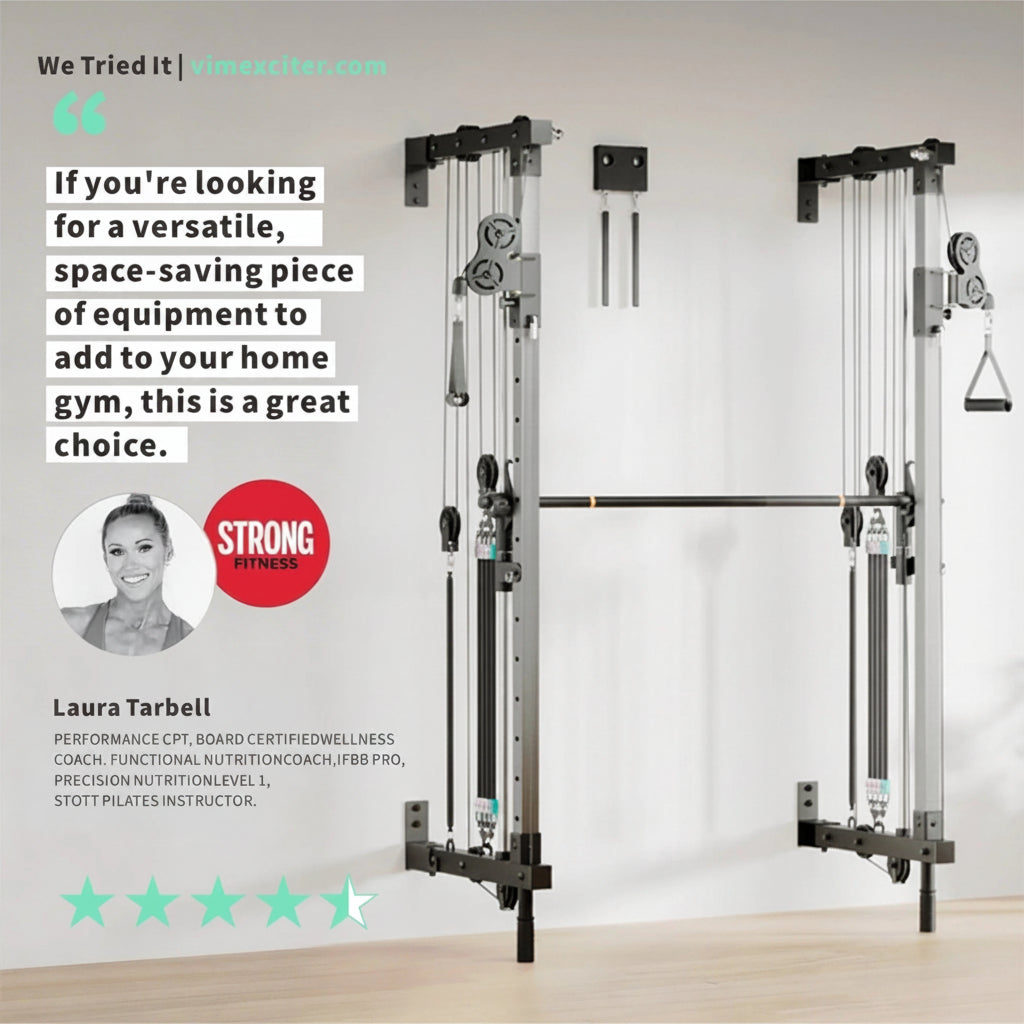 Folding Wall-Mounted Smith Machine