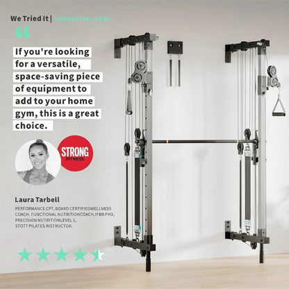 Folding Wall-Mounted Smith Machine