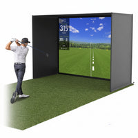 Outdoor Golf Training Cage Built to Perfect Your Swing, Impact Netting, All Poles, 10/12/14Ft Sizes