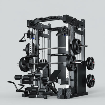 Home Gym Smith Machine Cable Crossover Weightlifting Sports Training