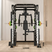 Smith Machine Set Built for Professional Training, Multi-Functional Design, All-In-One Equipment